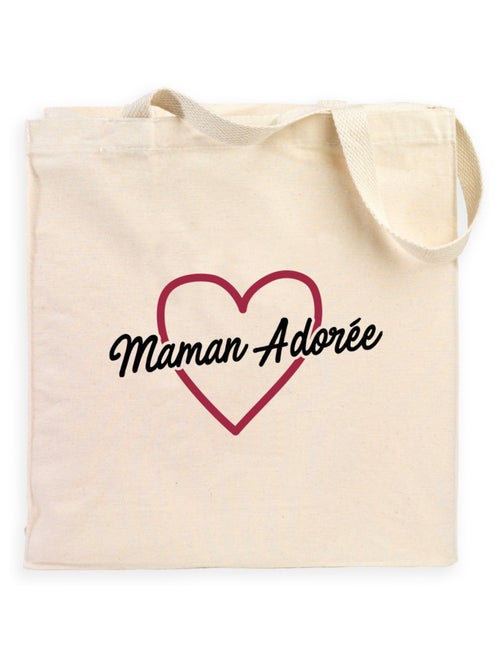 Totebag MAMAN ADORÉE 2 WAF - Kiabi
