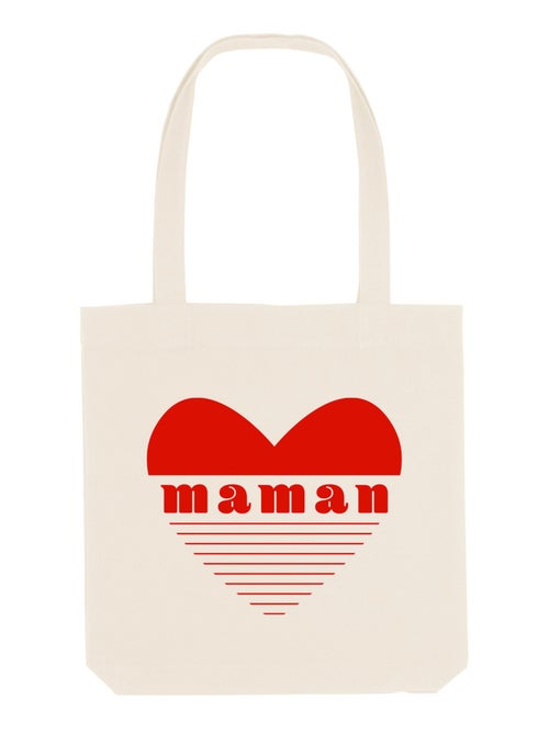 Totebag MAMAN CŒUR ROUGE - Kiabi Totebag MAMAN CŒUR ROUGE - Kiabi