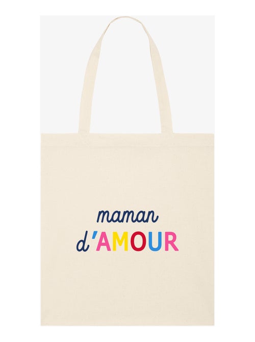 Totebag MAMAN D'AMOUR COLORÉE WAF - Kiabi