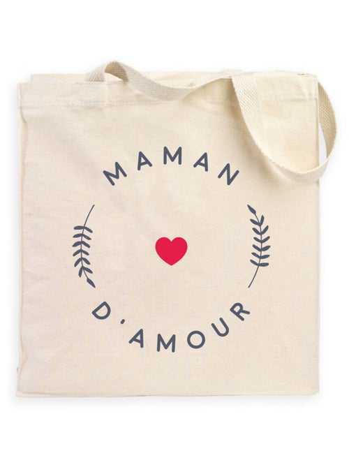 Totebag MAMAN D'AMOUR M - Kiabi