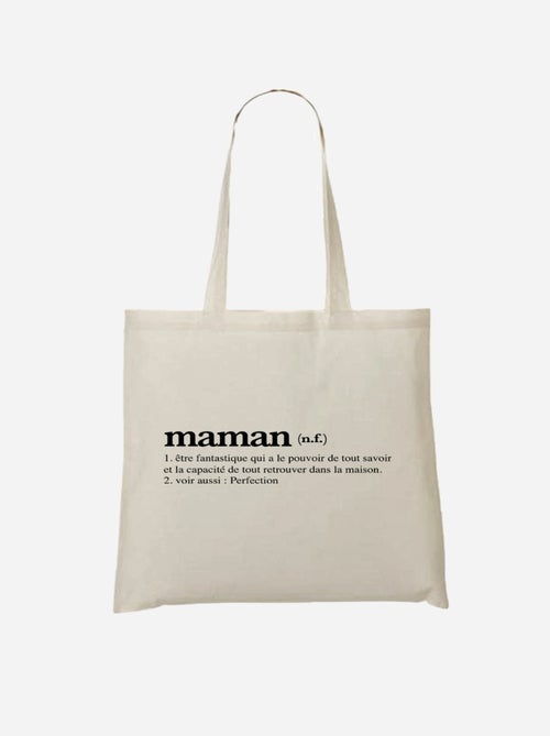 Totebag MAMAN DEFINITION 2 - Kiabi Totebag MAMAN DEFINITION 2 - Kiabi
