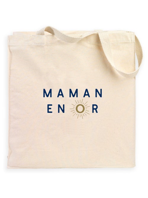 Totebag MAMAN EN OR 2 WAF - Kiabi