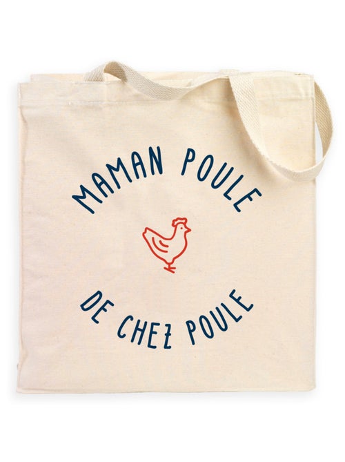 Totebag MAMAN POULE DE CHEZ POULE 2 MPT - Kiabi