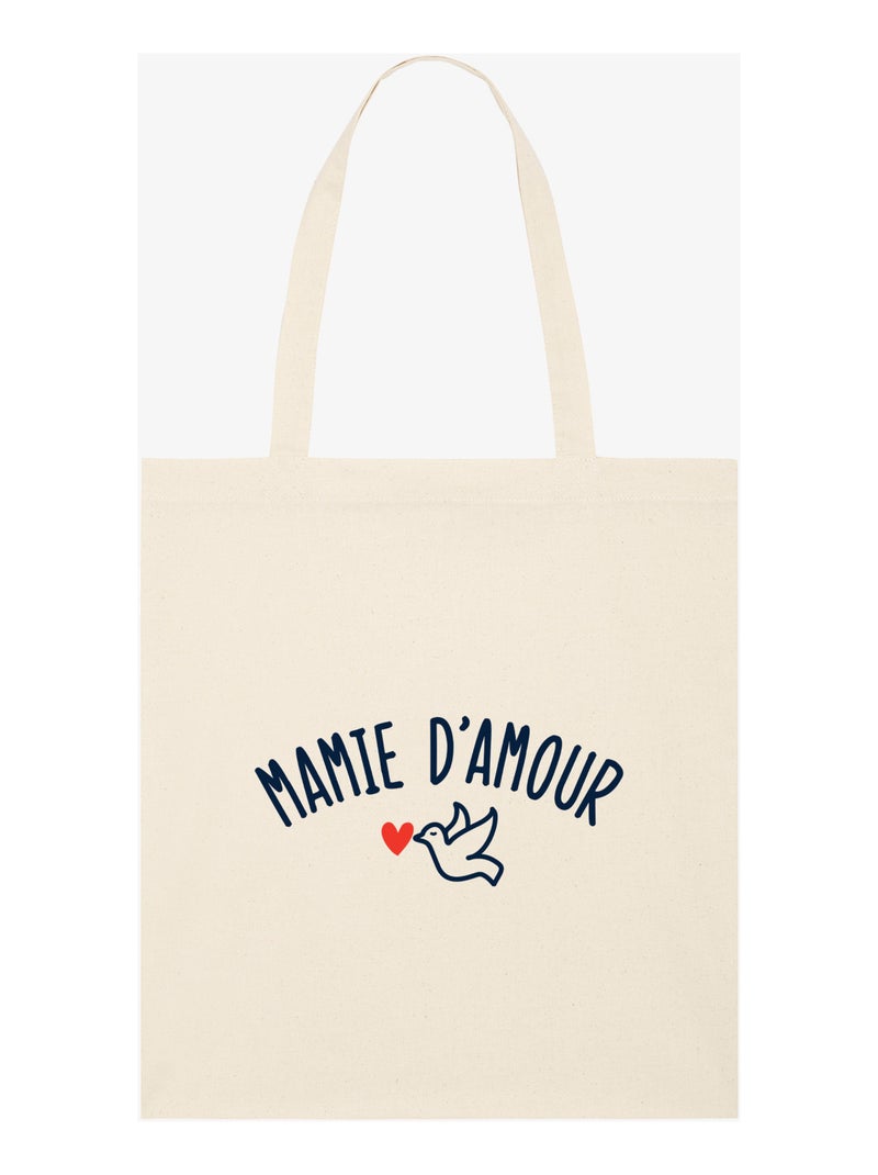 Totebag MAMIE D'AMOUR W Beige - Kiabi