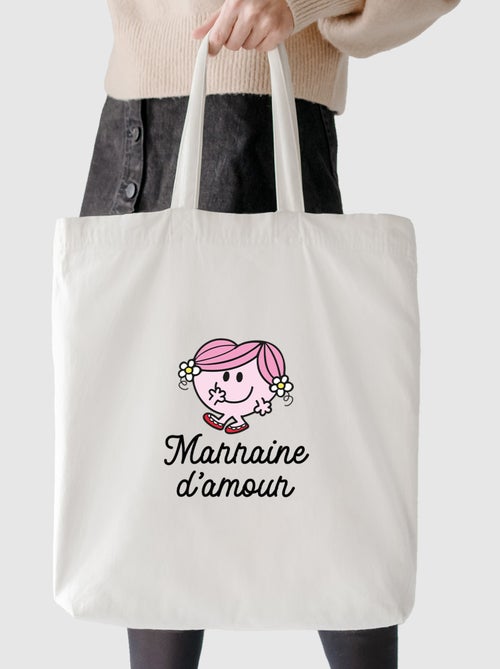 Totebag MARRAINE D AMOUR COEUR - Kiabi