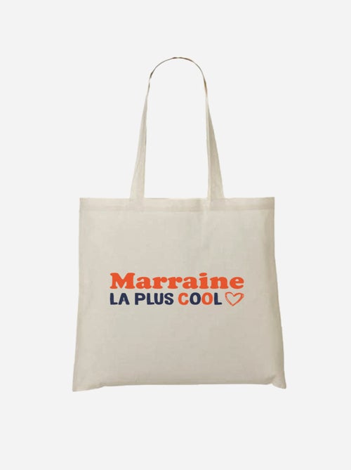 Totebag MARRAINE LA PLUS COOL - Kiabi