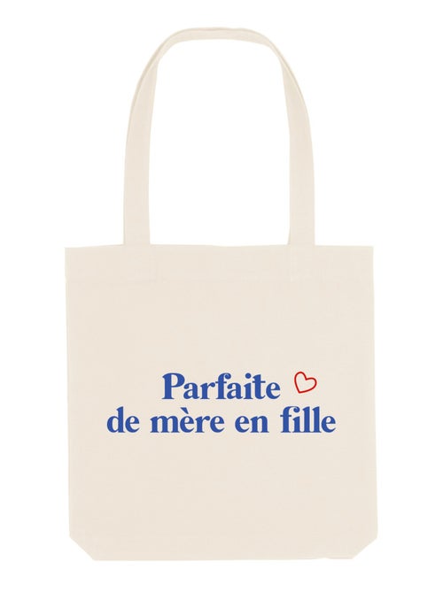 Totebag PARFAITE DE MÈRE EN FILLE WAF - Kiabi Totebag PARFAITE DE MÈRE EN FILLE WAF - Kiabi