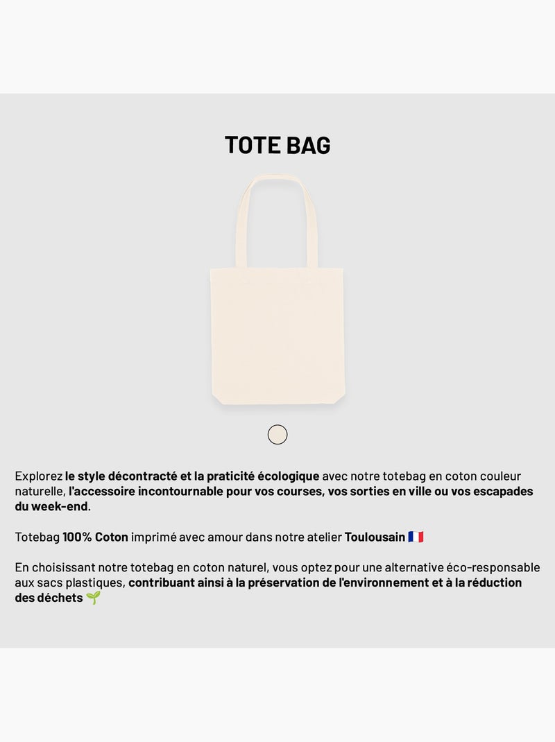 Totebag PAS DU MATIN Beige - Kiabi
