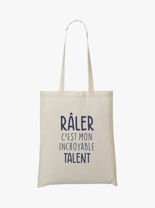 Totebag RALER C'EST MON INCROYABLE TALENT - Kiabi