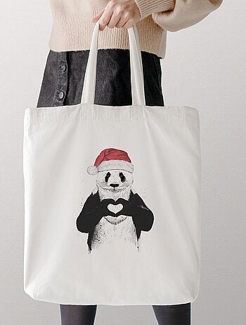 Totebag SANTA PANDA