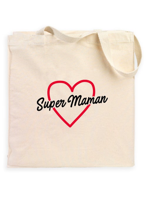 Totebag SUPER MAMAN 2 WAF - Kiabi