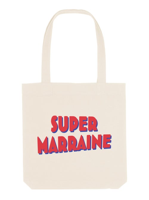 Totebag SUPER MARRAINE 4 - Kiabi