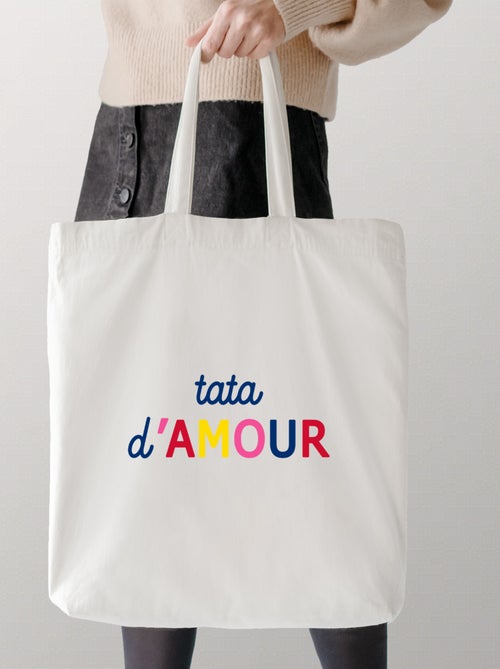 Totebag TATA D'AMOUR COLORÉE WAF - Kiabi