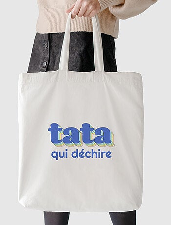 Totebag TATA QUI DÉCHIRE 3