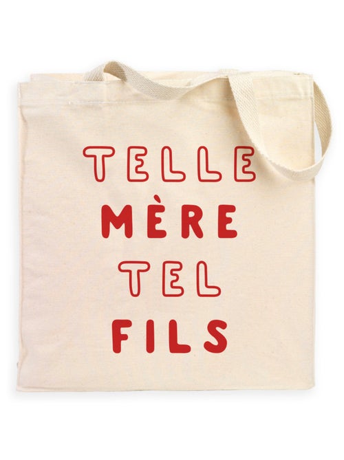 Totebag TELLE MÈRE TELLE FILS MPT - Kiabi Totebag TELLE MÈRE TELLE FILS MPT - Kiabi