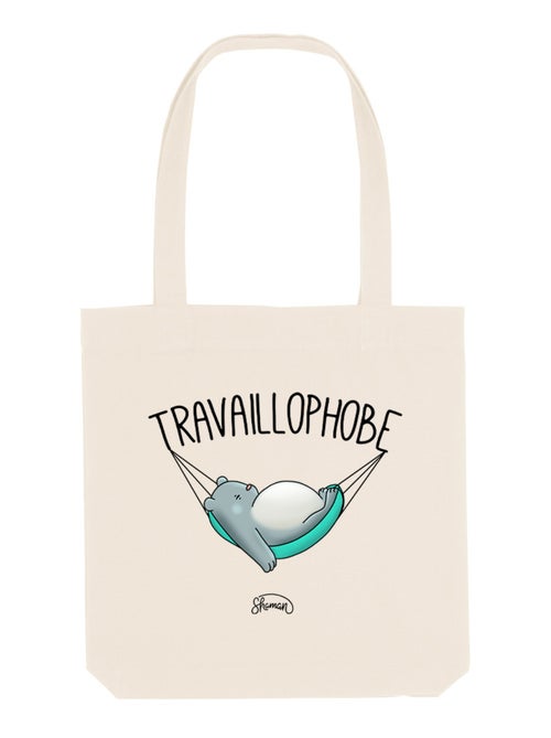 Totebag TRAVAILLOPHOBE - Kiabi