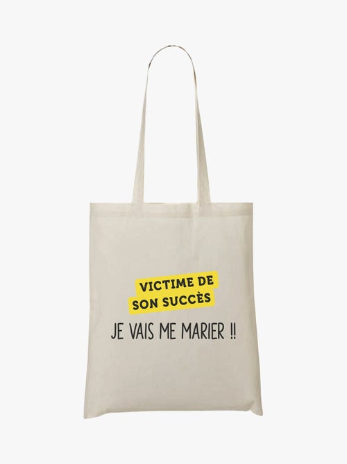 Totebag VICTIME DE SON SUCCÈS - Kiabi