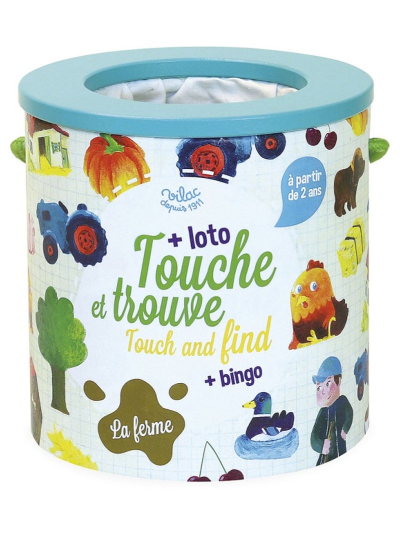Touche et Trouve La Ferme Bleu - Kiabi