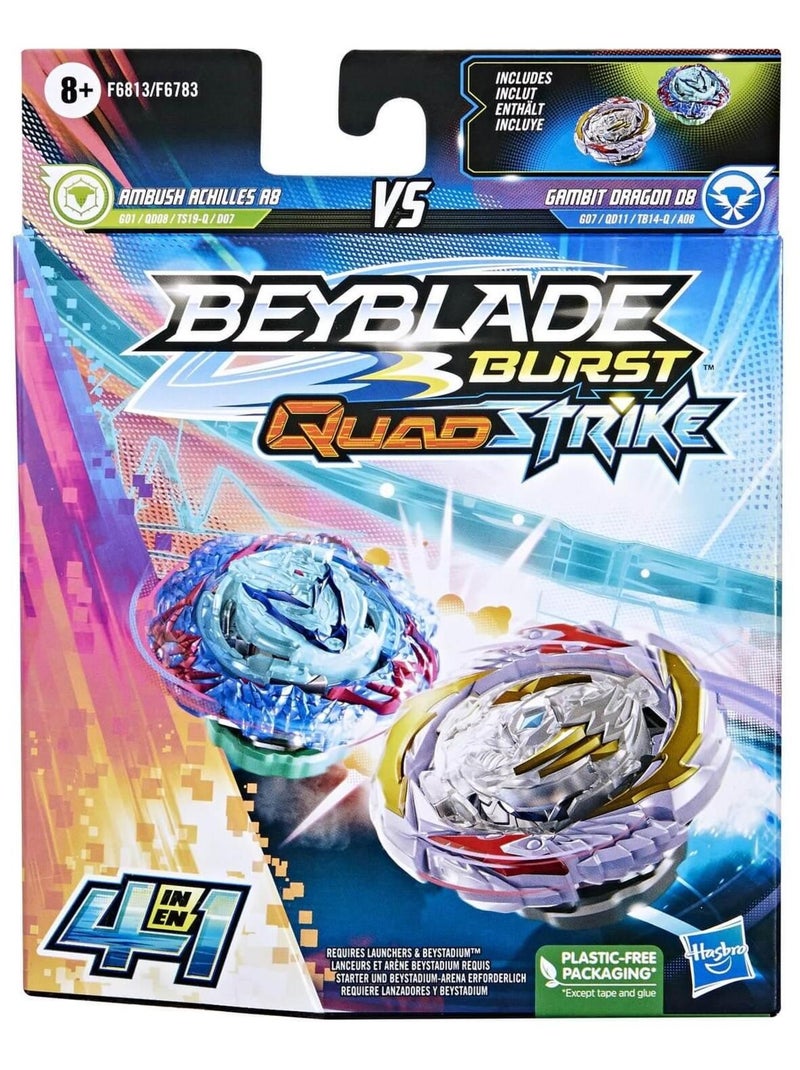 Toupie Bleyblade Burst Quadstrike Dual Pack Multicolore - Kiabi