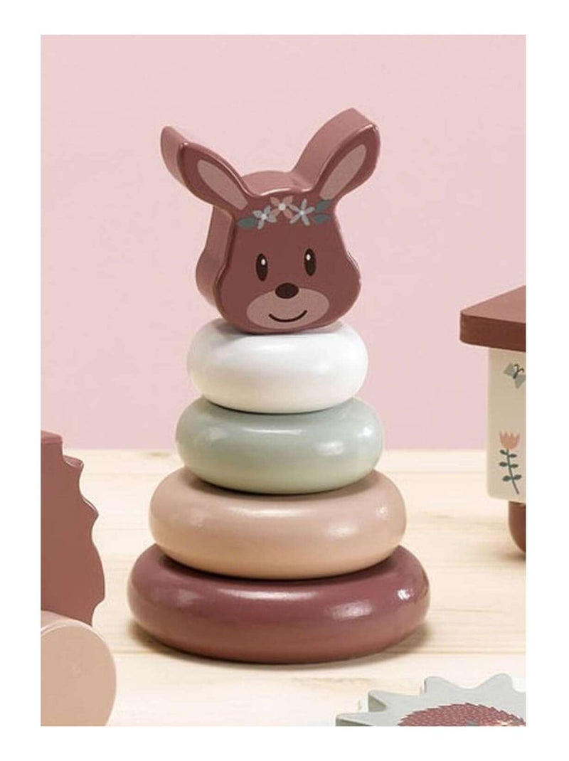 Tour à empiler en bois Rose - Kiabi