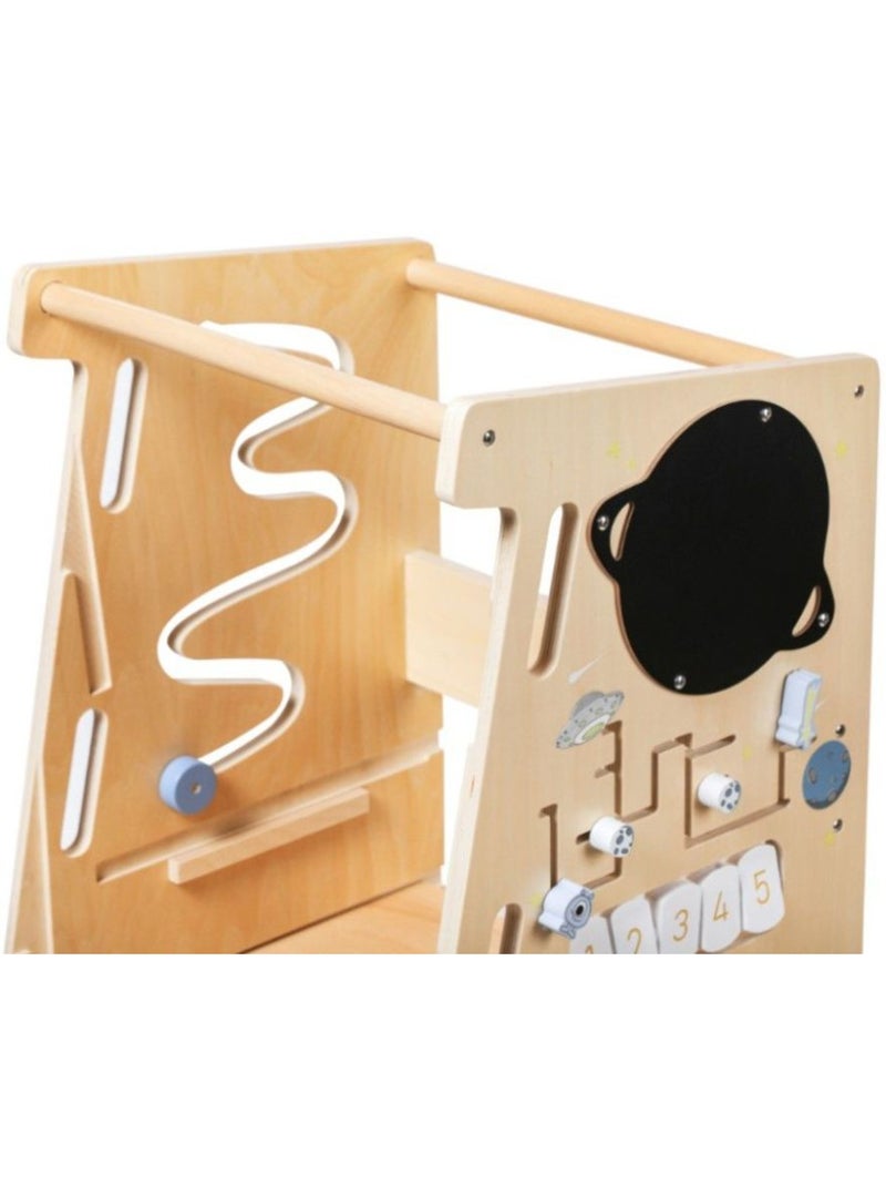 Tour d'apprentissage 5en1 90 cm univers Beige - Kiabi