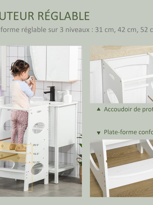 Tour d'apprentissage d'observation pour enfant 3-6 ans blanc - Kiabi