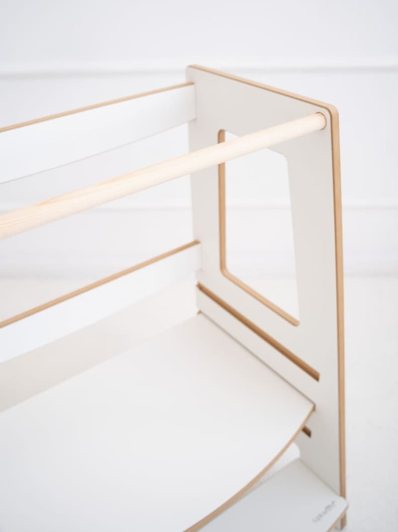 Tour d'apprentissage Double Montessori Blanc - Kiabi