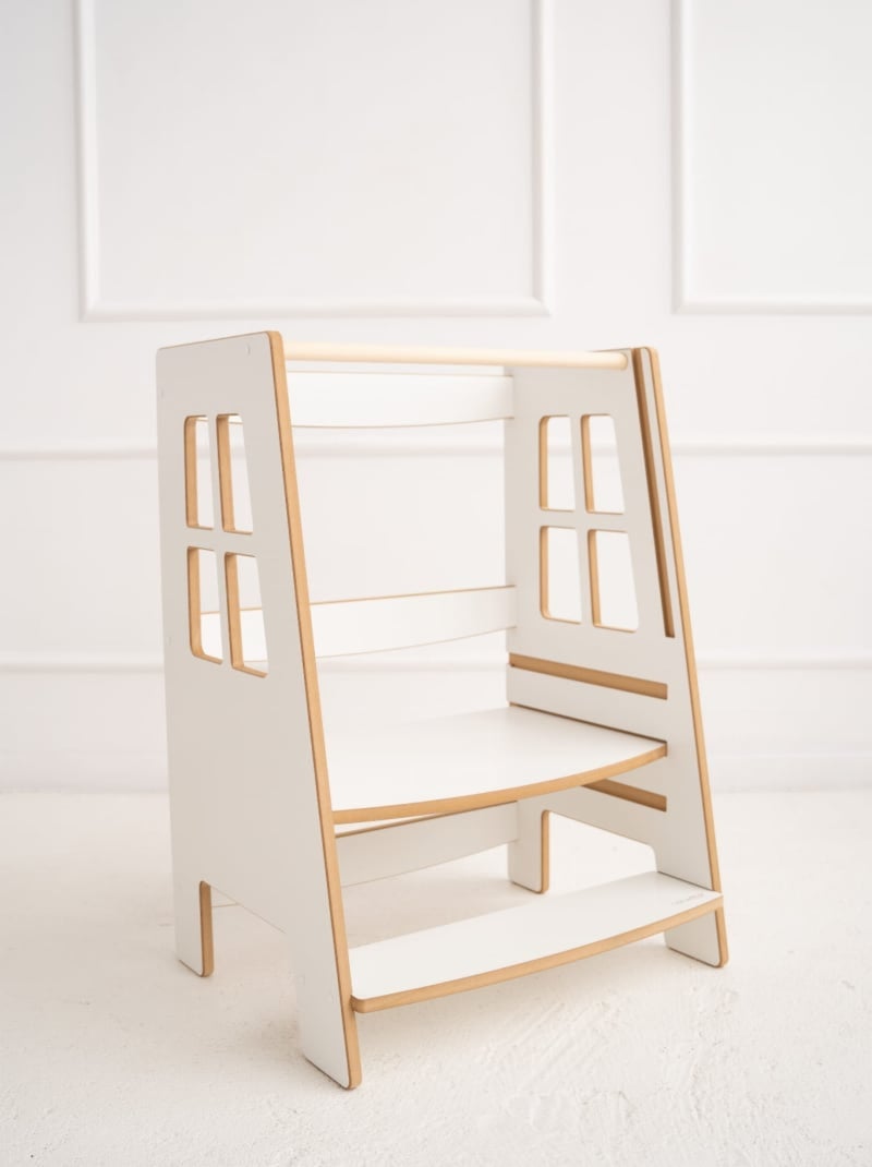 Tour d'apprentissage double Safe Montessori Blanc - Kiabi