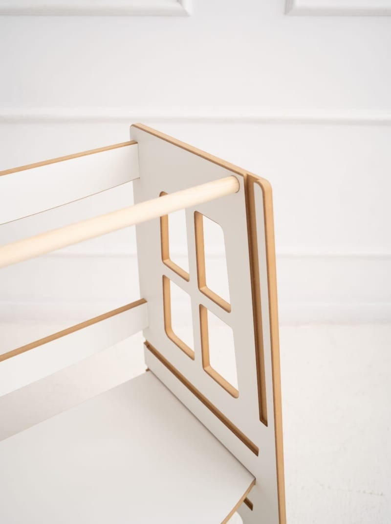 Tour d'apprentissage double Safe Montessori Blanc - Kiabi