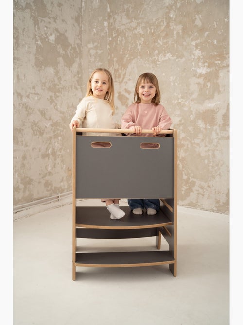 Tour d'apprentissage double safe montessori - Kiabi