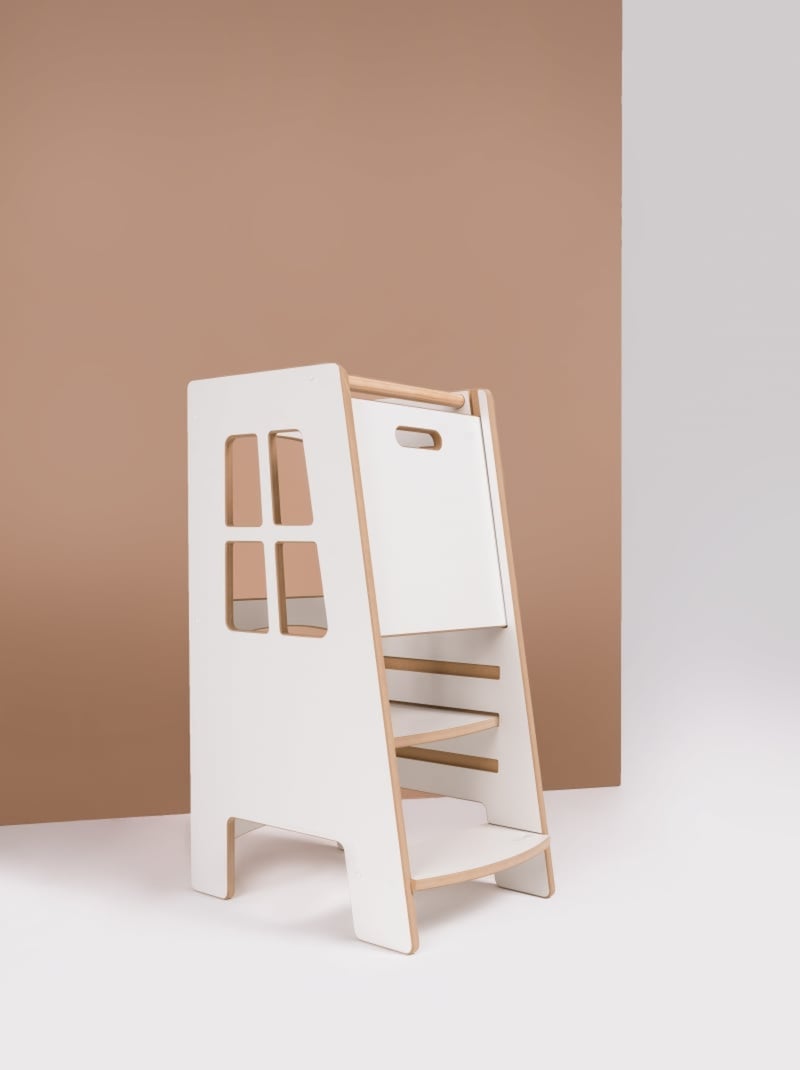 Tour d'apprentissage Extra Safe Montessori Blanc - Kiabi
