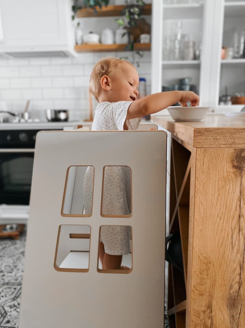 Tour d'apprentissage Extra Safe Montessori Blanc - Kiabi