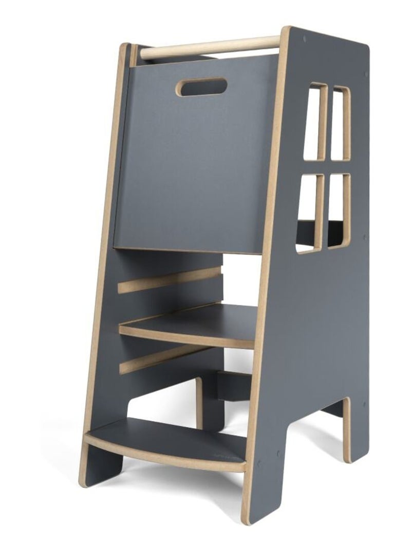Tour d'apprentissage Extra Safe Montessori Gris - Kiabi