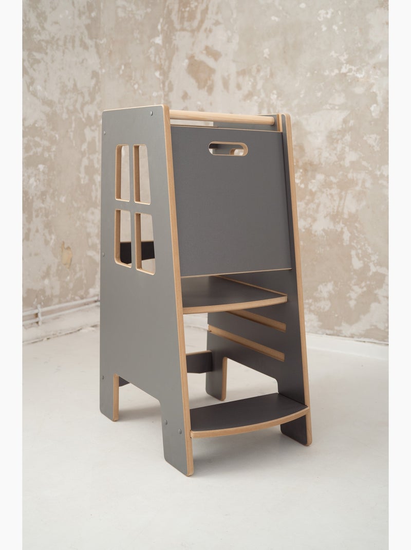 Tour d'apprentissage extra safe montessori Gris foncé - Kiabi