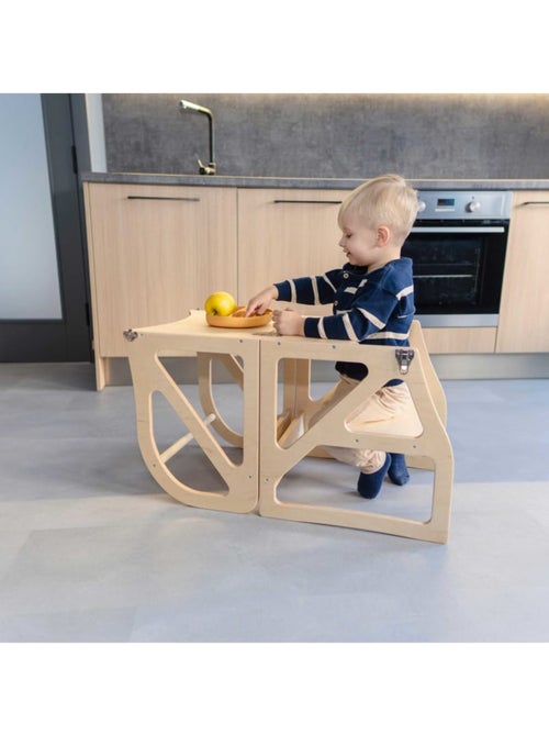 Tour d'apprentissage Montessori 2-en-1 SecureStep - Kiabi Tour d'apprentissage Montessori 2-en-1 SecureStep - Kiabi