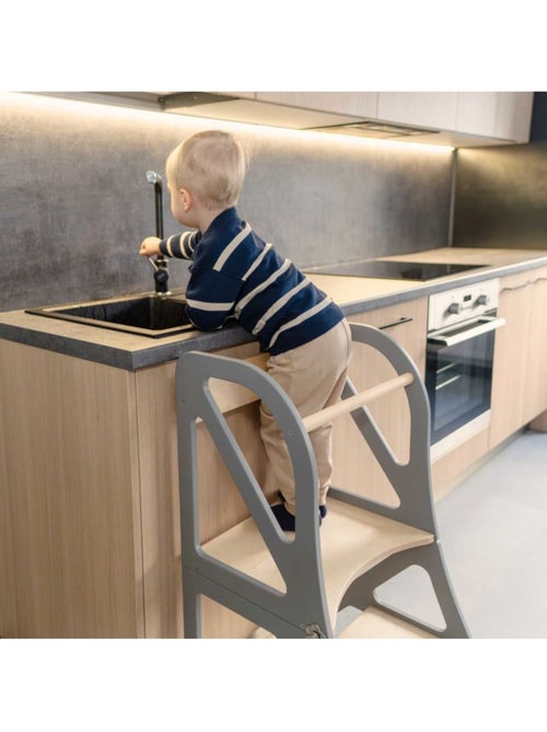 Tour d'apprentissage Montessori 2-en-1 SecureStep - Kiabi Tour d'apprentissage Montessori 2-en-1 SecureStep - Kiabi