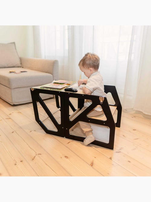 Tour d'apprentissage Montessori 4-en-1 ModuStep - Kiabi Tour d'apprentissage Montessori 4-en-1 ModuStep - Kiabi