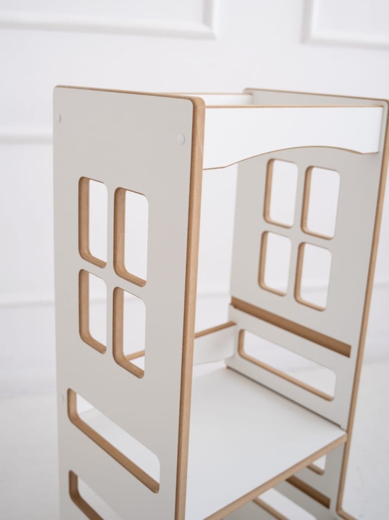 Tour d'apprentissage Montessori CLASSIC Blanc - Kiabi