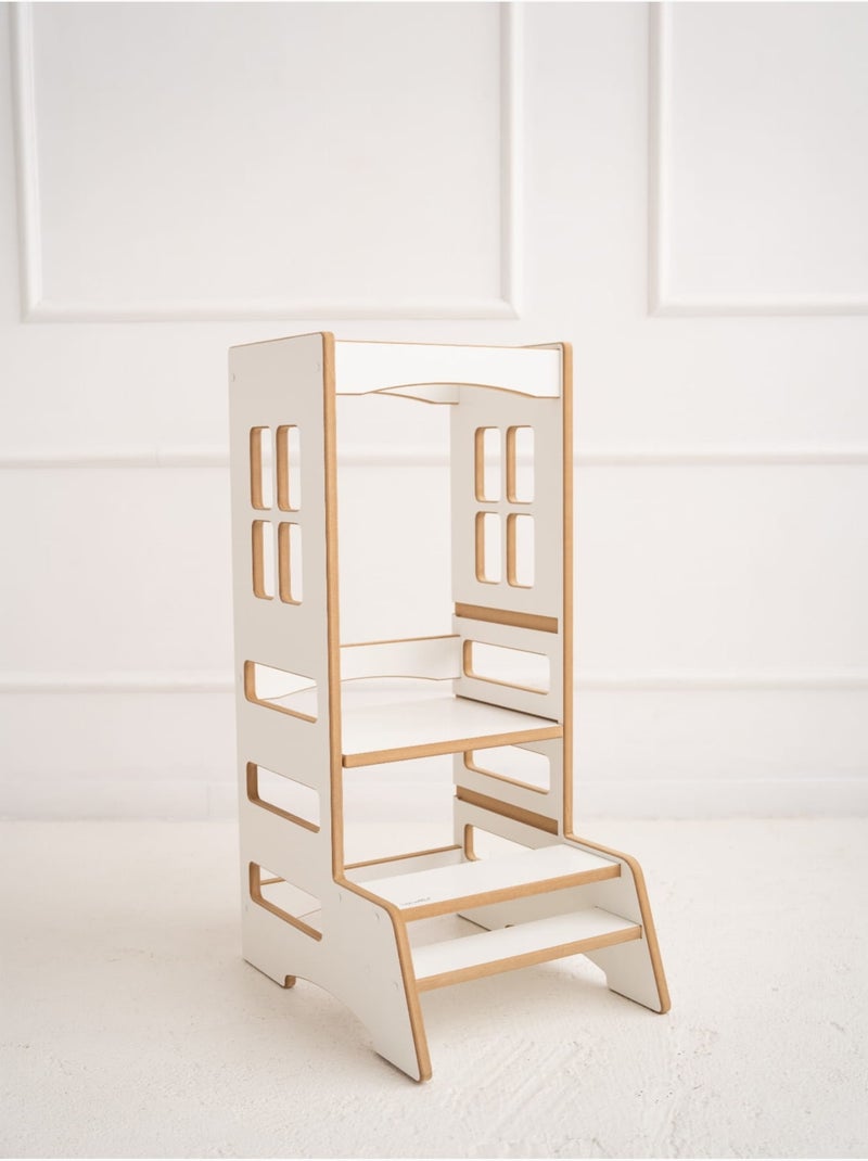 Tour d'apprentissage montessori classic Blanc - Kiabi