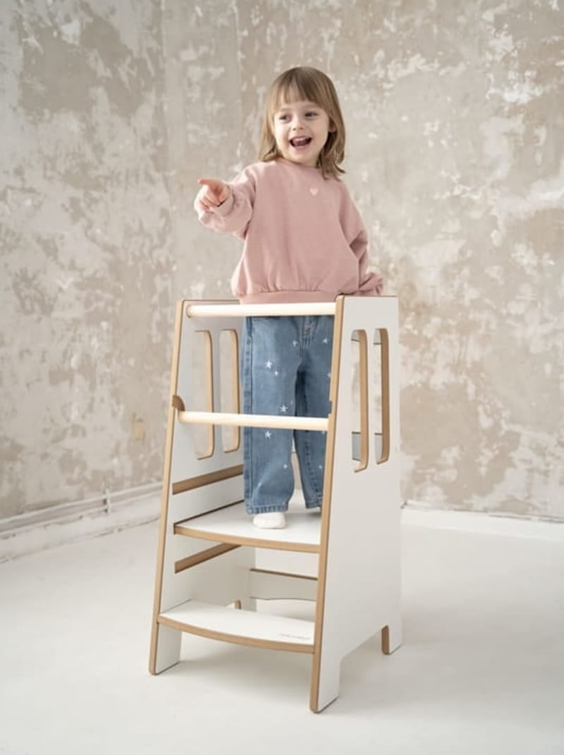 Tour d'apprentissage Montessori LITTLE Blanc - Kiabi
