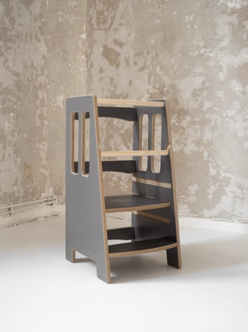 Tour d'apprentissage Montessori LITTLE Gris foncé - Kiabi