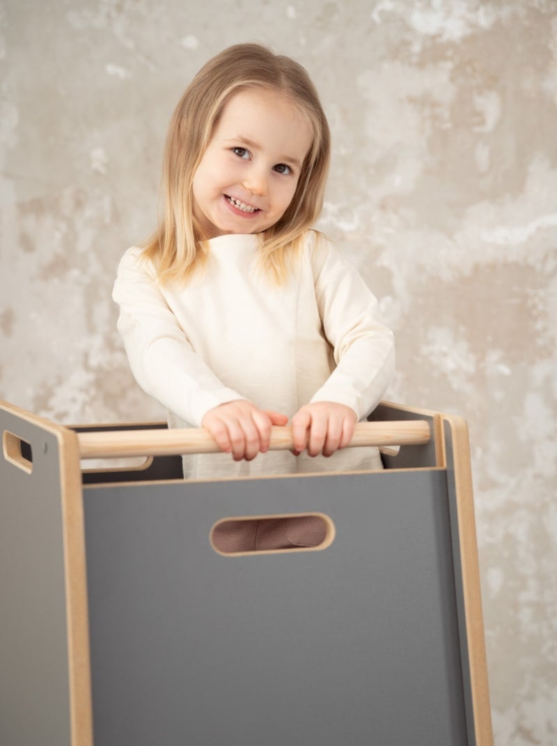 Tour d'apprentissage NOWAY Montessori Gris - Kiabi