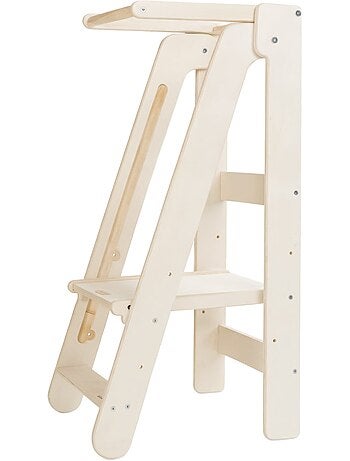 Tour d'apprentissage pliable easy montessori naturel