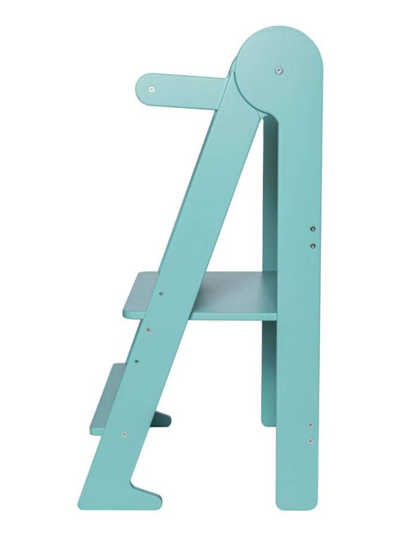 Tour d'apprentissage pliable premium Montessori Bleu turquoise - Kiabi