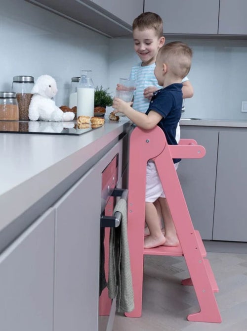Tour d'apprentissage pliable premium Montessori - Kiabi