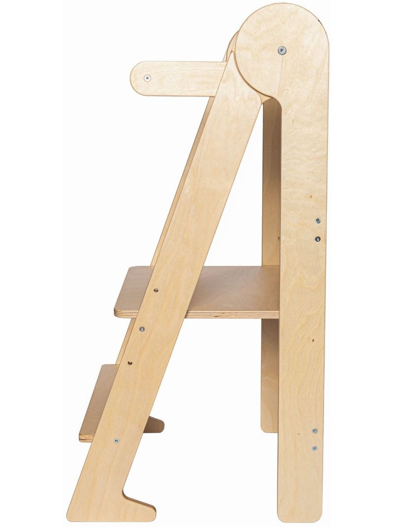 Tour d'apprentissage pliable premium montessori Crème - Kiabi