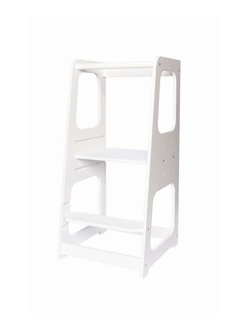 Tour d'apprentissage premium Montessori Blanc - Kiabi