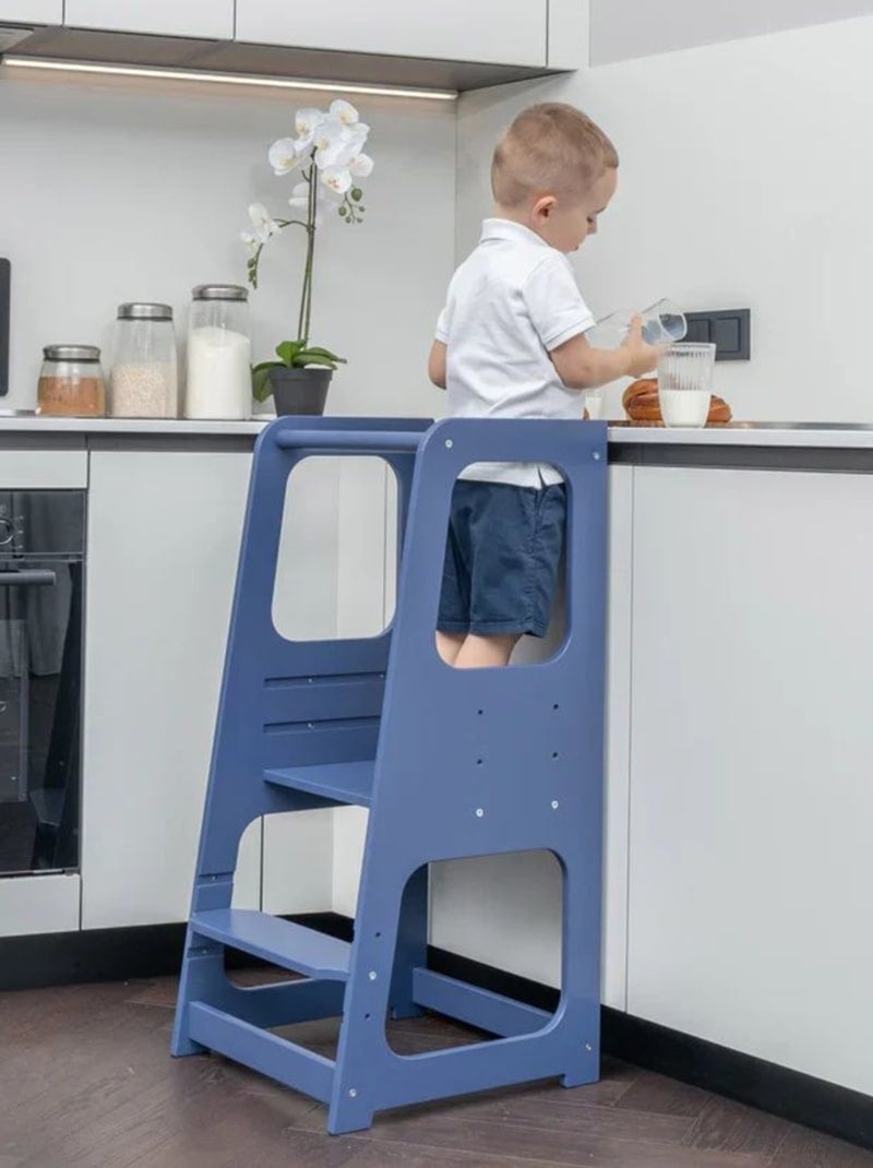 Tour d'apprentissage premium Montessori Bleu marine - Kiabi