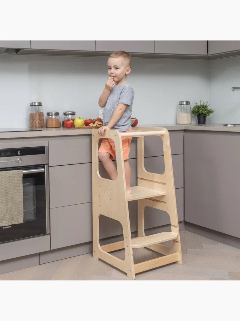 Tour d'apprentissage premium montessori Crème - Kiabi