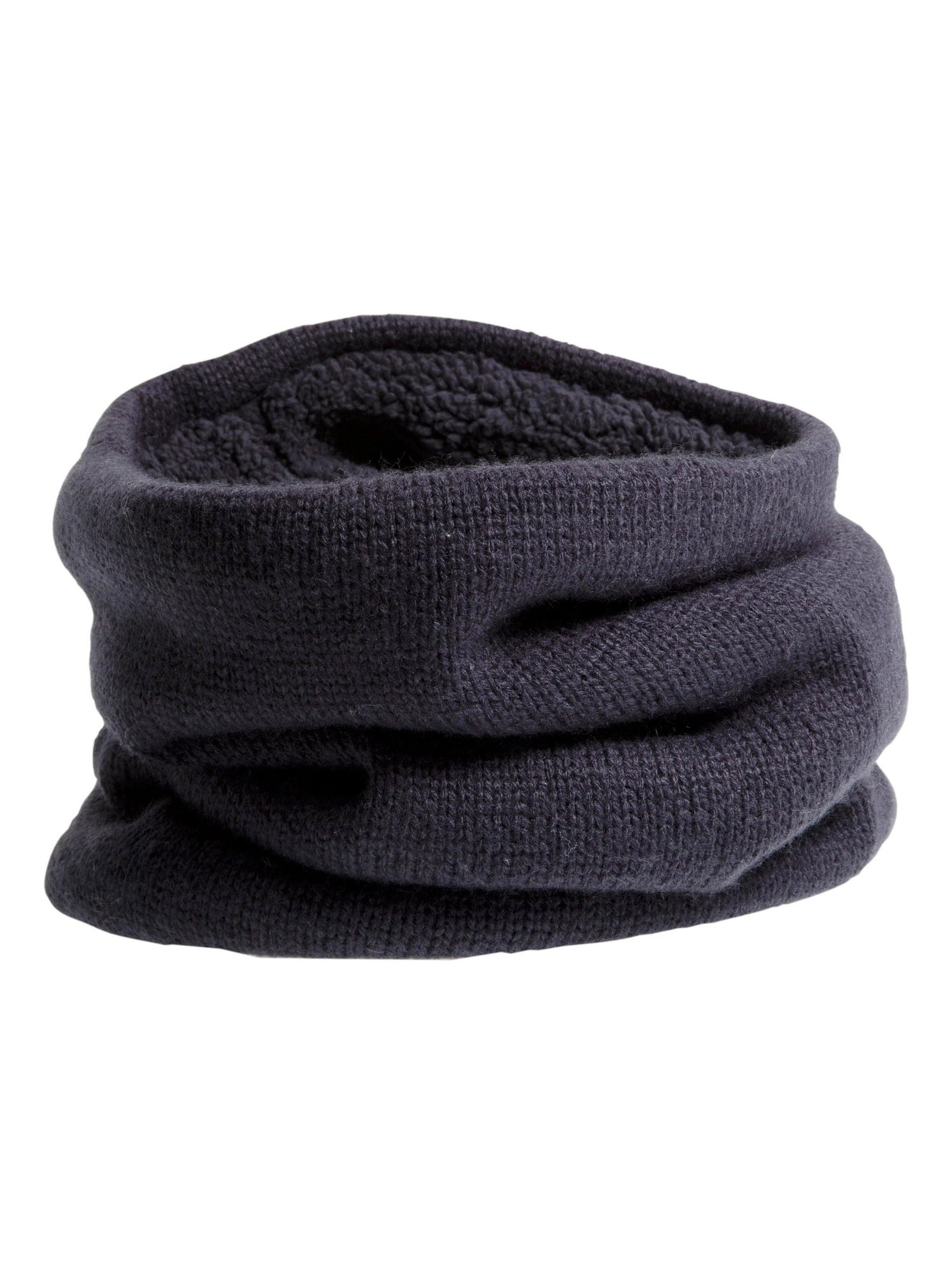 Isotoner Tour De Cou Enfant Doublure Sherpa - Bleu Marine Chaud Et Doux 2-4 Ans